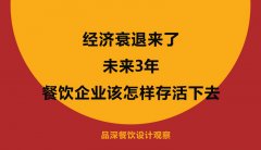 經(jīng)濟衰退來了，未來3年餐飲企業(yè)該怎樣存活下去？